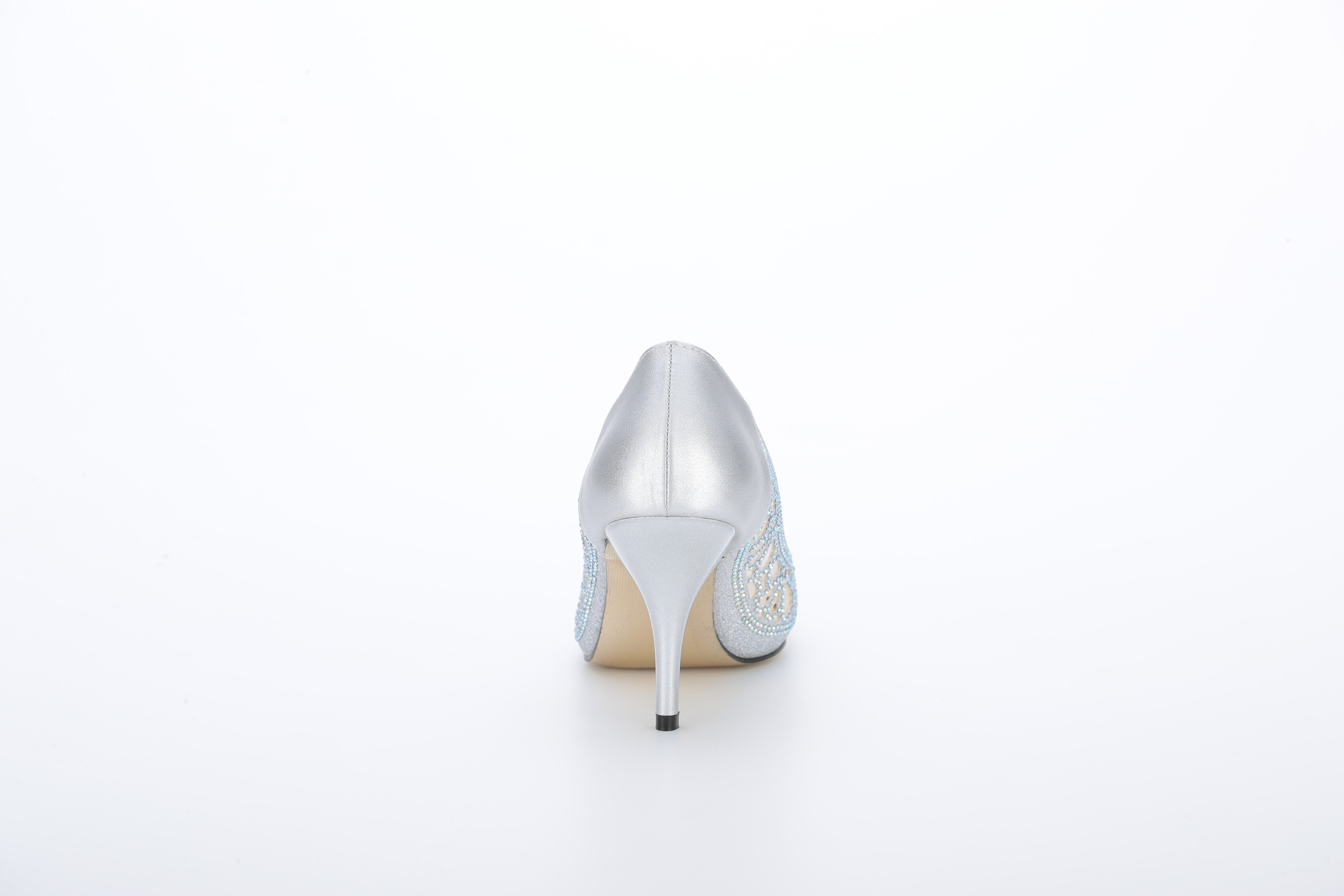 [レンタル] アートマリー 花柄パンチングカットパンプス シルバーの宅配レンタル - 3