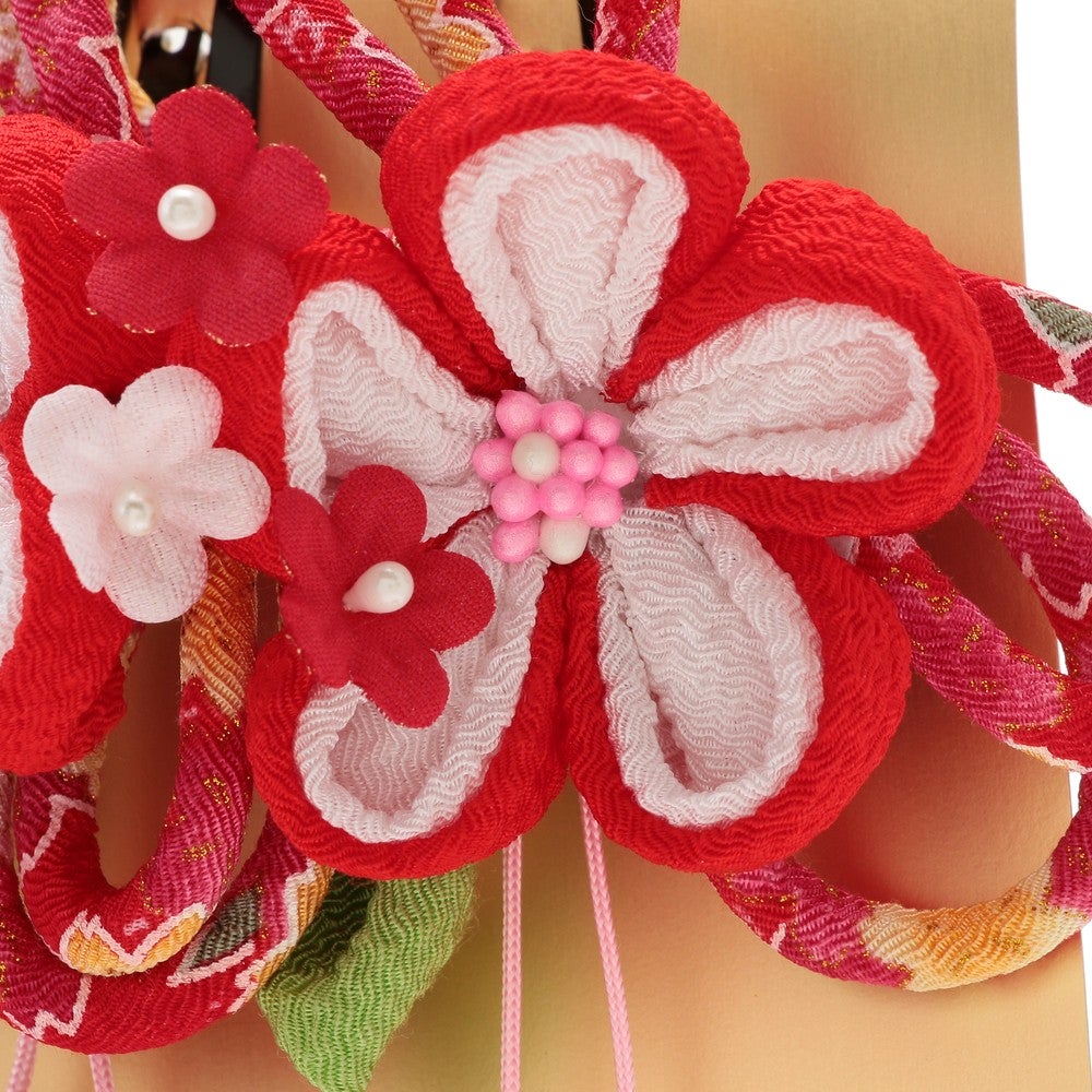 [レンタル] 七五三/節句 和装髪飾り 花かんざし (ピンク / パープル)の宅配レンタル - 5