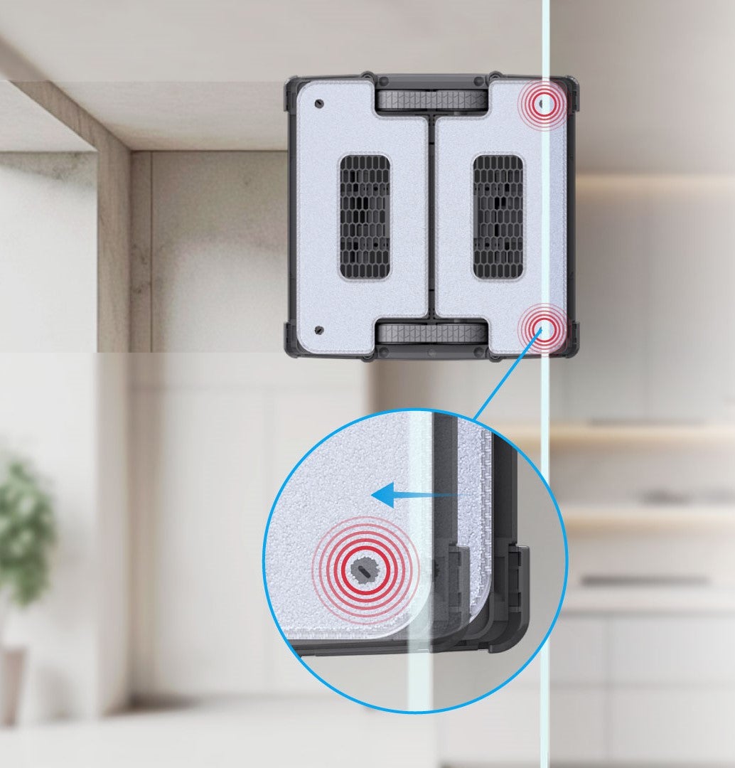 ひろ☆HOBOT S7 PRO ロボット窓掃除機本体 LIXILが総代理店事業を務める自動窓掃除ロボット「HOBOT」から 新機種
