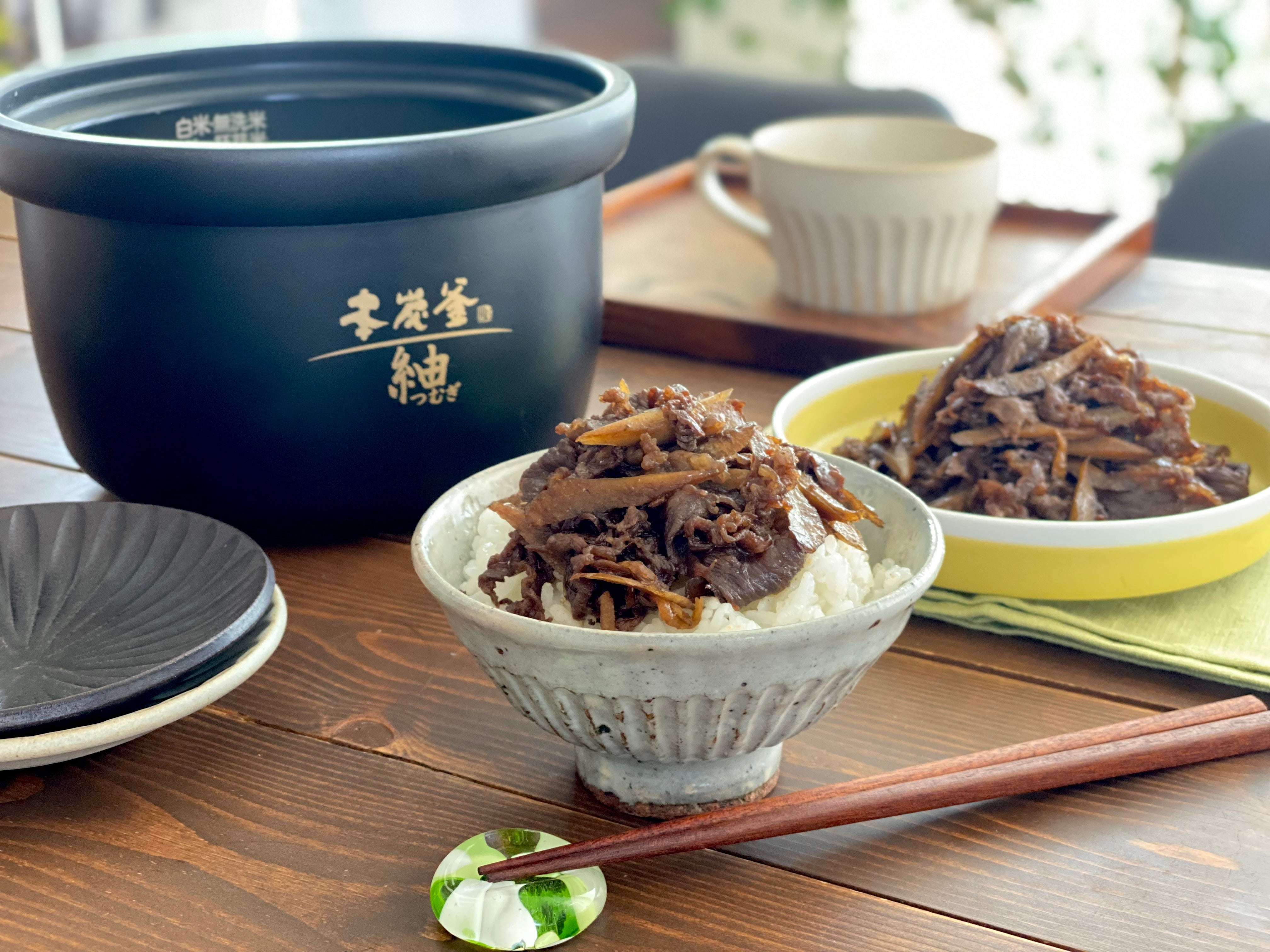 レンタル] [5.5合炊き] 三菱電機 本炭釜 NJ-BWD10-W[月白] IH