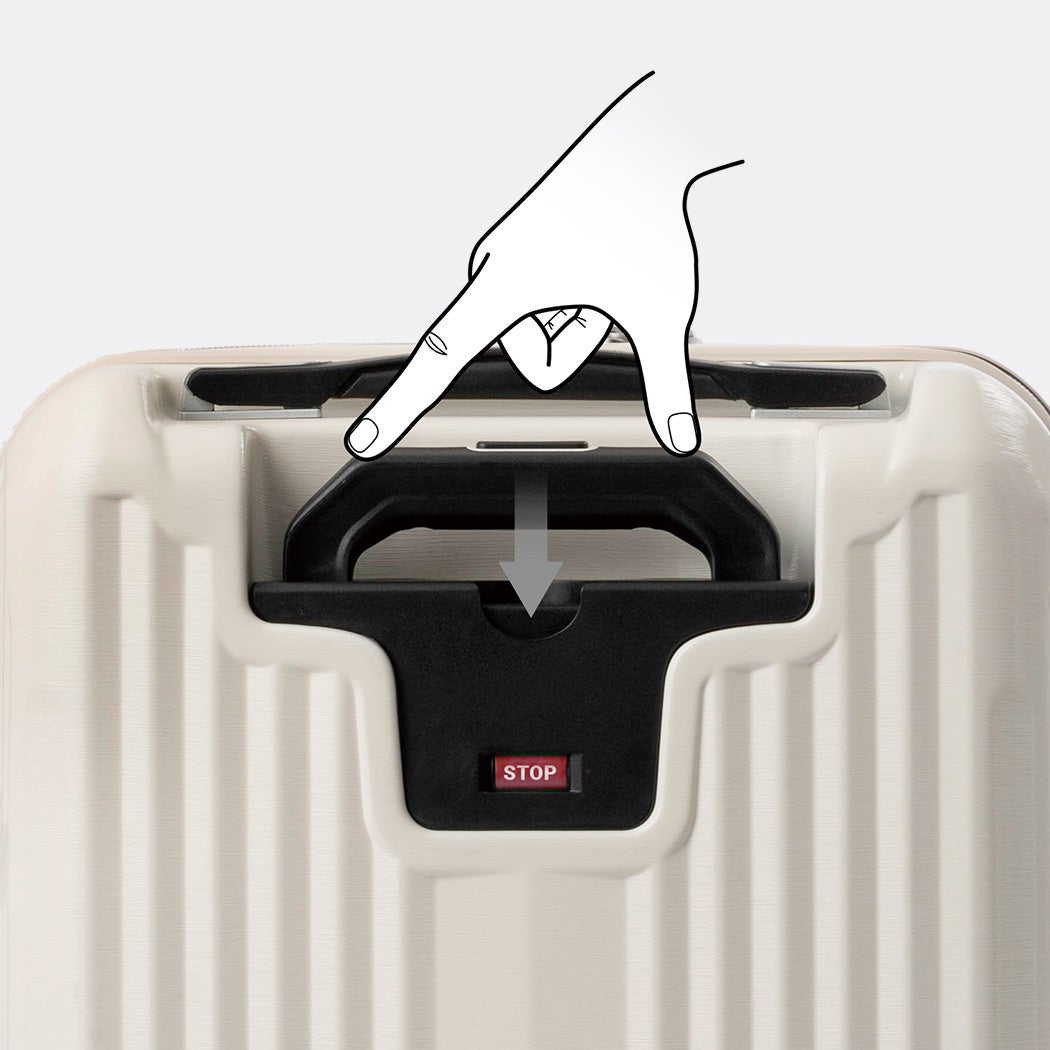 [レンタル] [1-3泊向けサイズ]LEGEND WALKER 6211 ブレイド・プラス 37L ハードスーツケースの宅配レンタル - 7