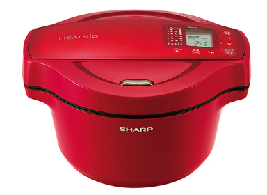 シャープ ヘルシオ ホットクック 電気無水鍋 KN-HT16E-R レッド 1.6L容量