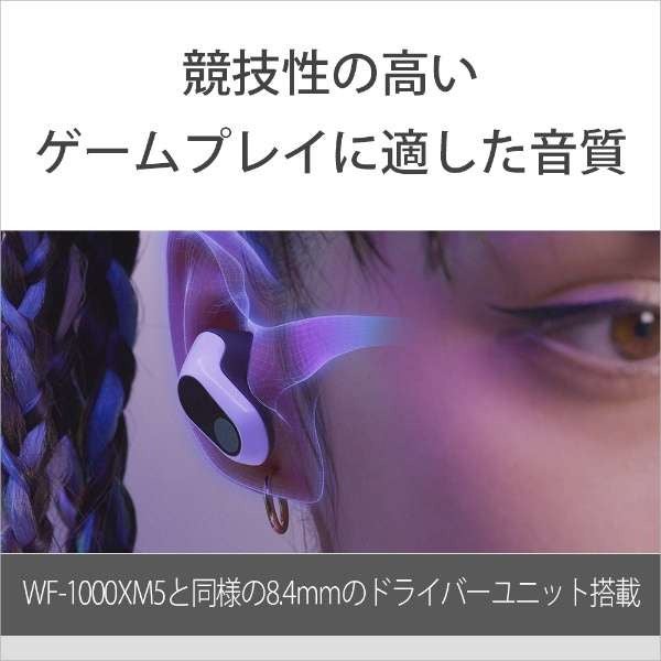 [レンタル] ソニー INZONE Buds ワイヤレスノイズキャンセリングゲーミングヘッドセット WF-G700N - 9