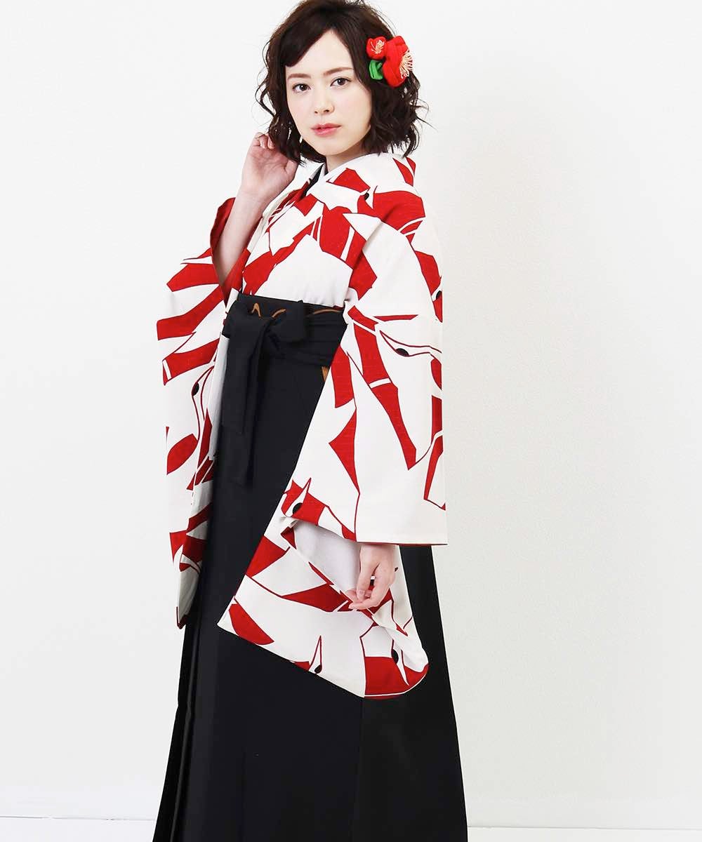 [レンタル] 【対応身長157cm～165cm】卒業式 袴 レンタル フルセット 女性 袴セット-871の宅配レンタル - 1