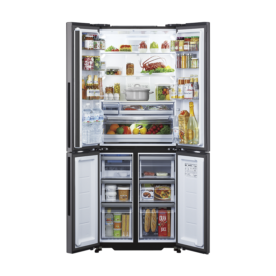 [レンタル] [420L][ファミリー向け][観音開き]アクア 冷凍冷蔵庫 AQR-TZA42P - 3