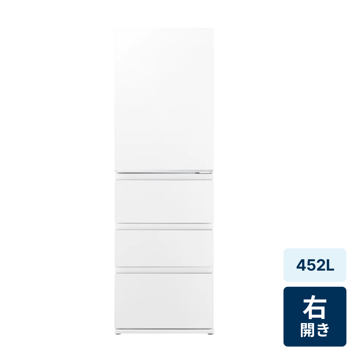 [レンタル] [452L][ファミリー向け][右開き]アクア AQR-VZA45A 冷凍冷蔵庫