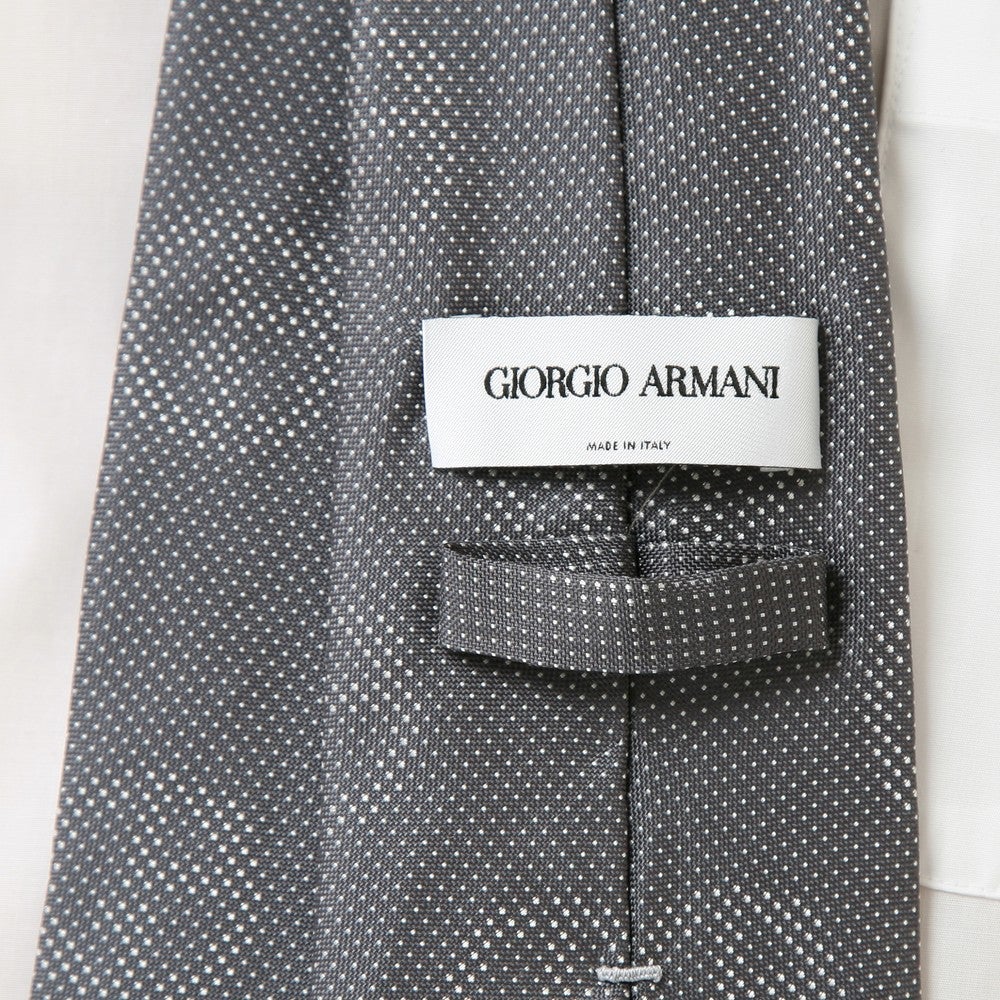 [レンタル] ジョルジオ・アルマーニ メンズネクタイ シルク ブルー＆ストライブ / グレー＆ドット / ブラック＆ウインドーペンの宅配レンタル - 8