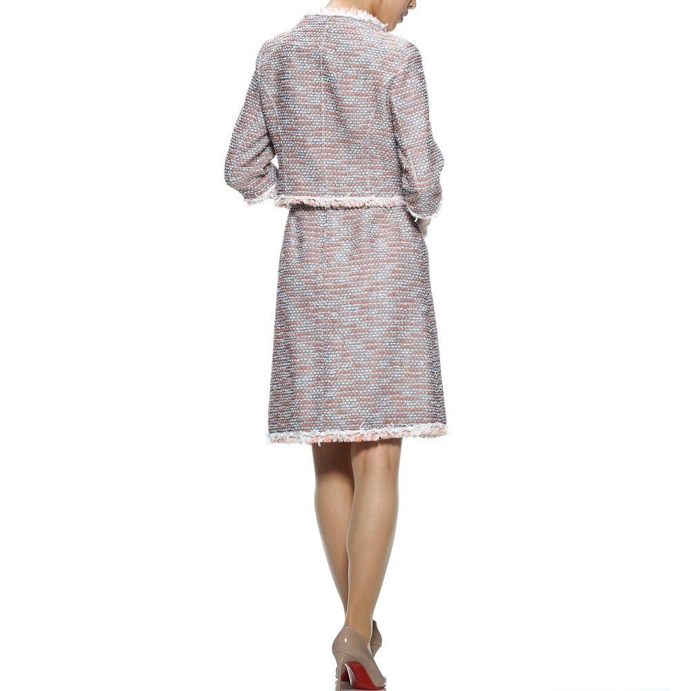 [レンタル] ルネ セレモニースーツ2点セット(ジャケット+スカート) ベージュ / ブルー / グレー / ホワイト / オレンジ / ネイビー / ピンクの宅配レンタル - 23