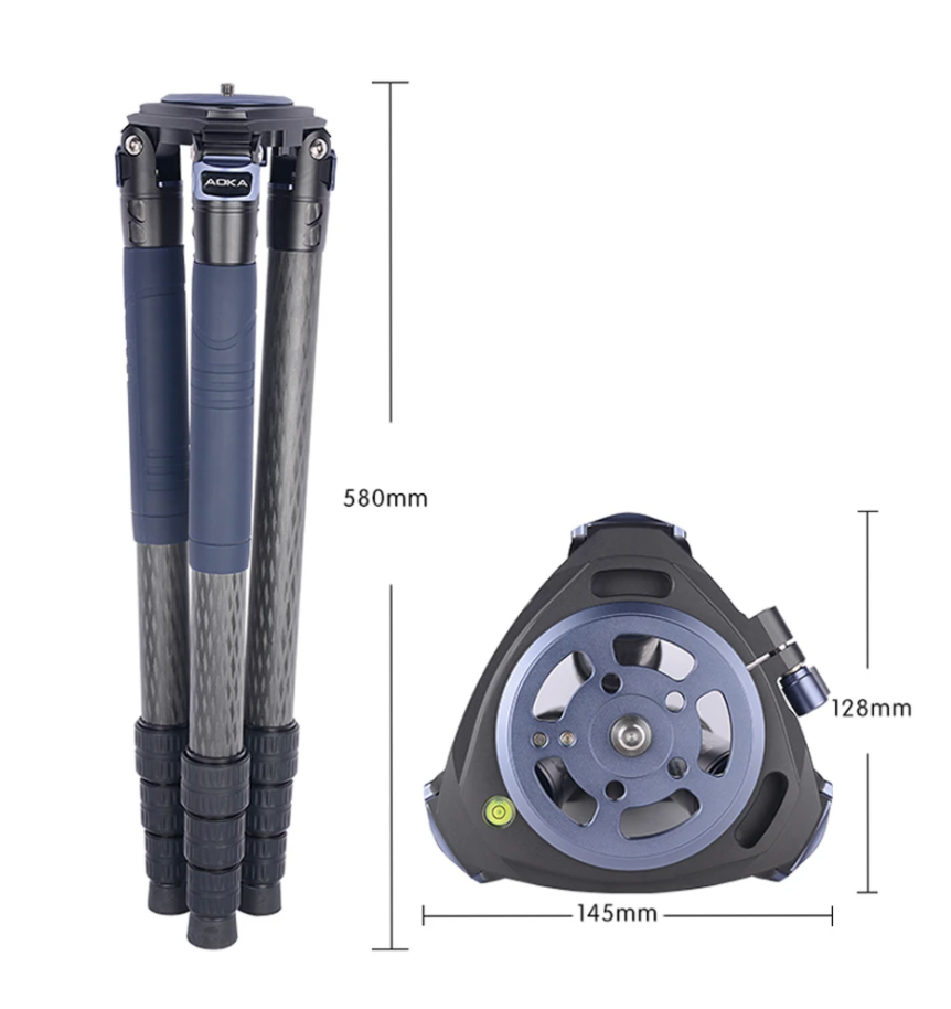 [レンタル] AOKA システマティック三脚 カーボン 4段 TKPRO524C - 2