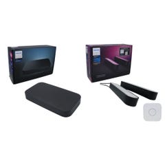 Philips Hue Play 3本セット Philips Hue Bridge Smart Home Devices Hub, Wi-Fi Compatible