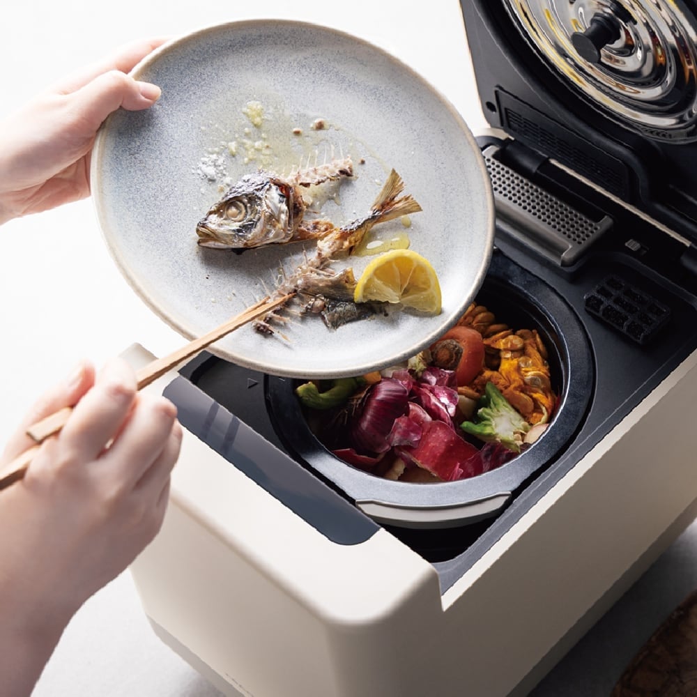 [レンタル] レコルト RDP-2 クリームホワイト 生ごみ処理機 - 2