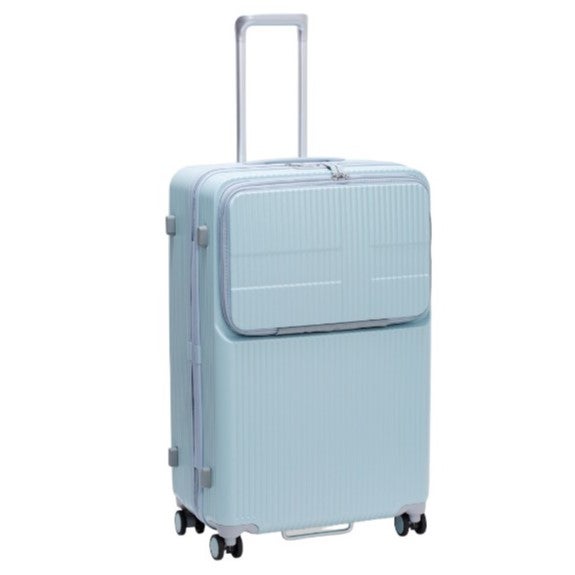 [レンタル] [8-10泊向けサイズ]イノベーター INV90 92L ハードスーツケース ペールブルー