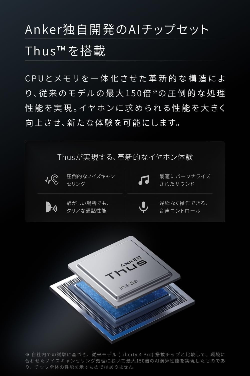 [レンタル] Anker Liberty 5 Pro ノイズキャンセリング搭載完全ワイヤレスイヤホン - 6