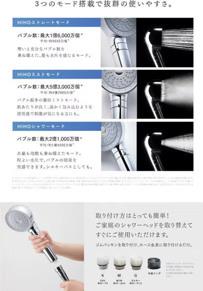 バス・洗面所用品 MYTREX HIHO FINE BUBBLE MT-HFBP22SL レンタル] MYTREX(マイトレックス) HIHO FINE BUBBLE＋ MT-HFBP22SL