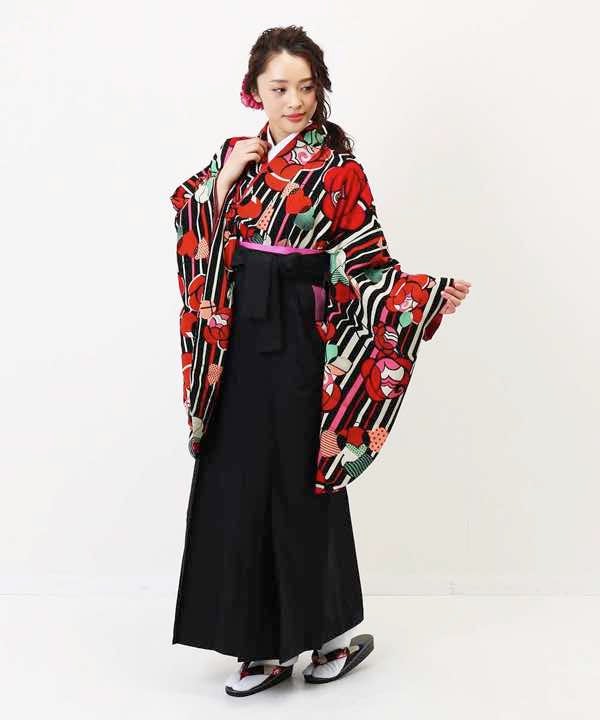 [レンタル] 【対応身長157cm～165cm】卒業式 袴 レンタル フルセット 女性 袴セット-1239の宅配レンタル - 22