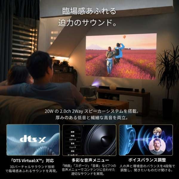 [レンタル] TVS REGZA RLC-V5R-S レーザープロジェクター - 9