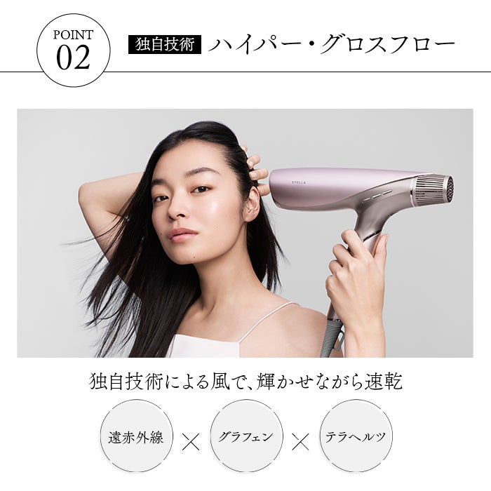 [レンタル] STELLA BEAUTE(ステラボーテ) シャインリバースヘアドライヤー ジュエル 2026年モデル - 7