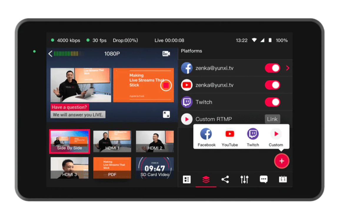 [レンタル] YoloLiv YoloBox Pro ライブストリーミングエンコーダー - 3