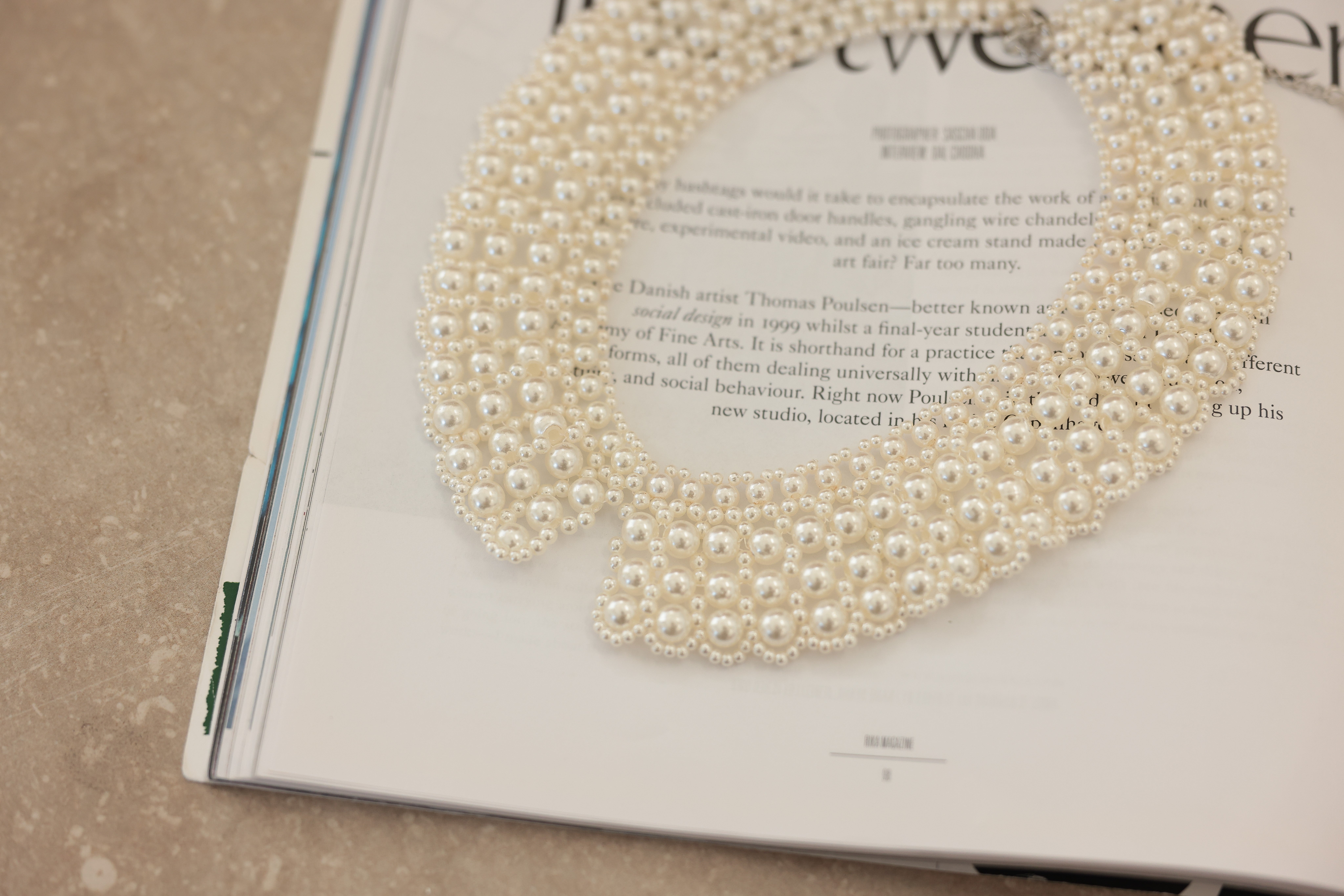 [レンタル] アートマリー つけ襟パールネックレス ホワイトの宅配レンタル - 2