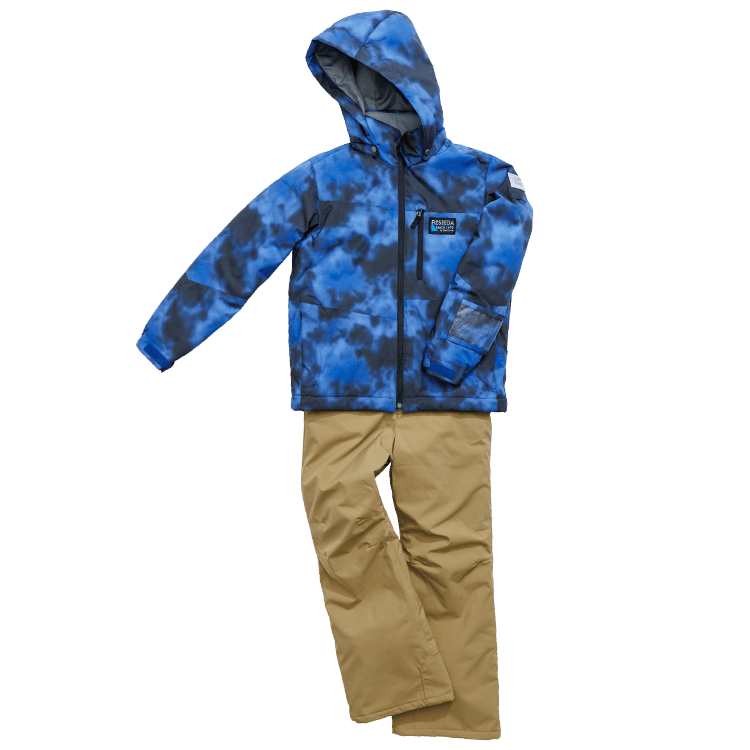 [レンタル] オンヨネ(ONYONE) キッズ スキー・スノボウェア 上下セット ネイビー×ベージュ (130cm～160cm)の宅配レンタル - 2