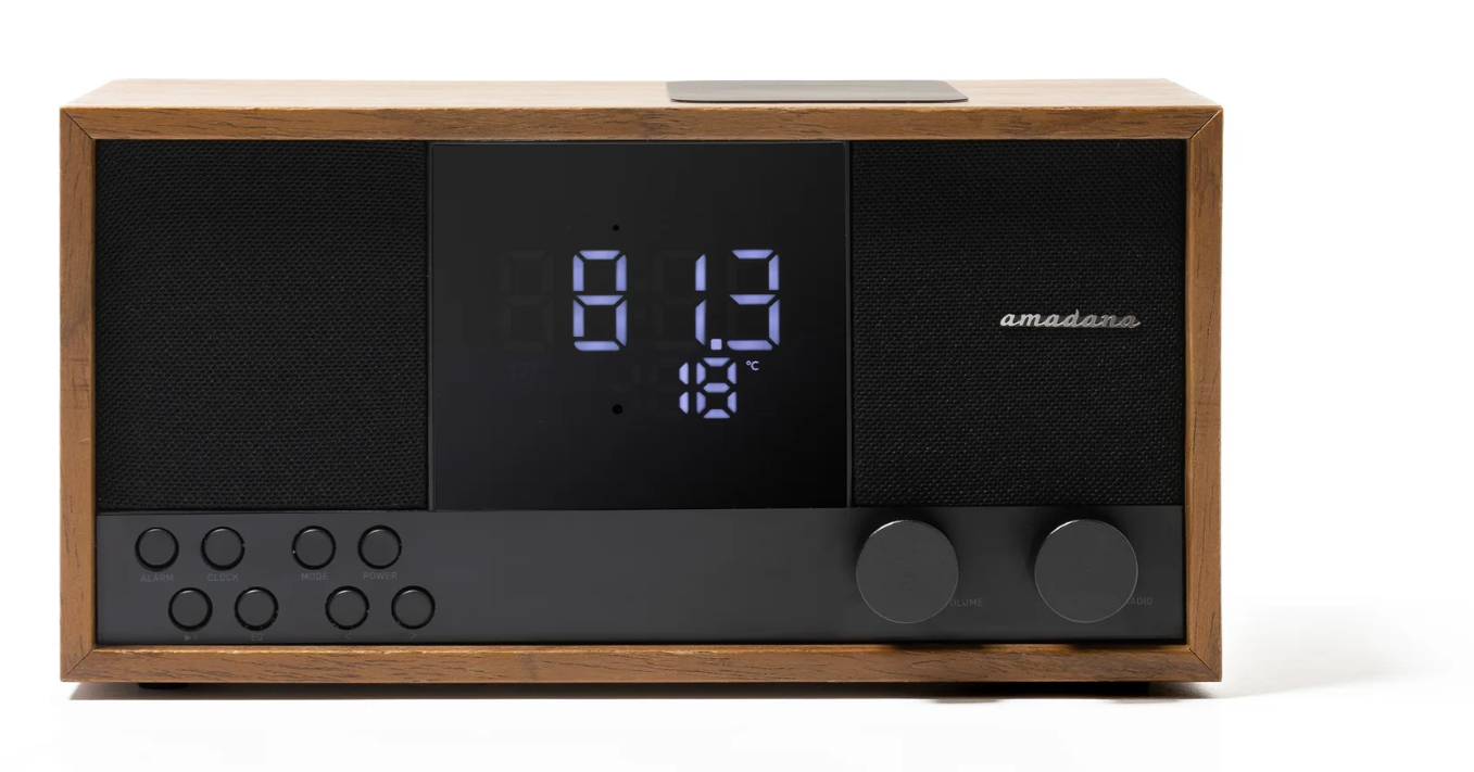 amadana RC20 - ワイヤレスFM クロックラジオ レンタル] アマダナ(amadana) ワイヤレスFM クロックラジオ RC20