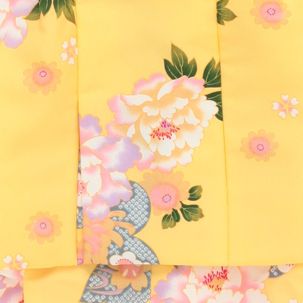 [レンタル] 七五三/節句 被布セット 3歳女の子 被布セット 妖麗 大柄牡丹の宅配レンタル - 2