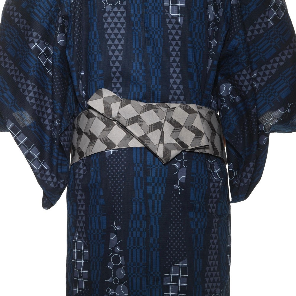 [レンタル] リョウコ・キクチ(R.KIKUCHI) メンズ浴衣 フルセット 縦縞 身長目安175cmの宅配レンタル - 7
