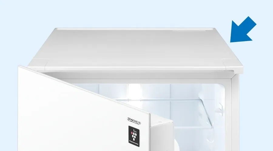 [レンタル] [152L][一人暮らし向け][左右開き対応]シャープ SJ-GD15R 冷凍冷蔵庫(ガラスドア) - 7