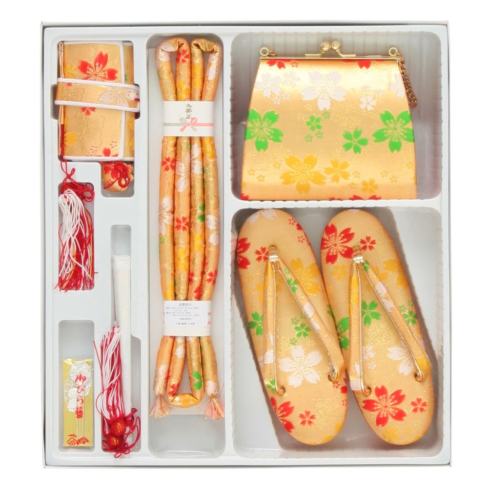 [レンタル] 七五三/節句 着物セット 7歳女の子 満開牡丹 草花の宅配レンタル - 3