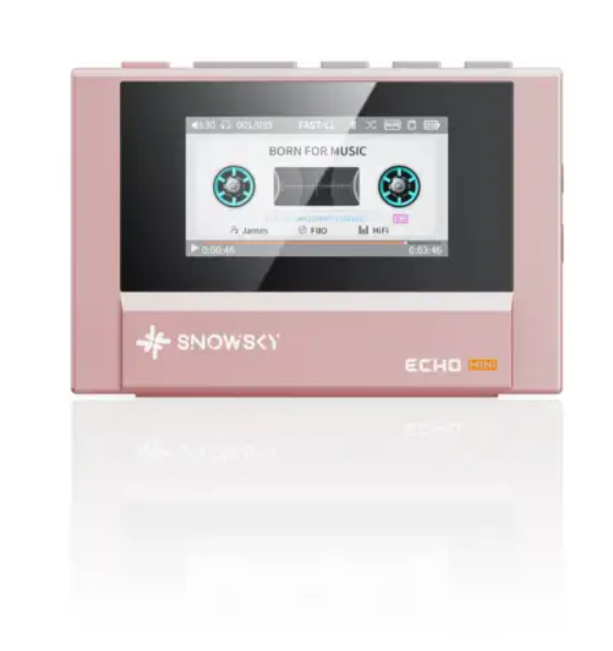 [レンタル] Fiio Snowsky ECHO MINI デジタルオーディオプレーヤー ピンク