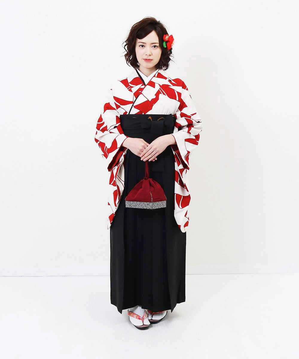 [レンタル] 【対応身長157cm～165cm】卒業式 袴 レンタル フルセット 女性 袴セット-871の宅配レンタル - 3