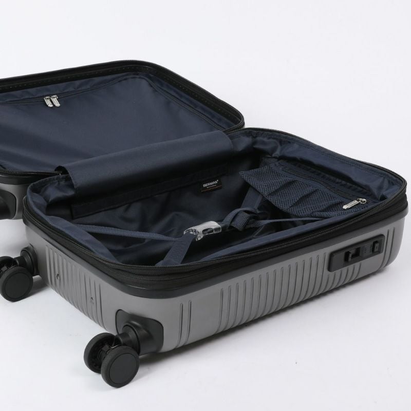 [レンタル] [1-3泊向けサイズ]BERMAS EURO CITY2 No.60295 フロントオープンファスナー38L 48cm ハードスーツケース ジェットブラックの宅配レンタル - 27