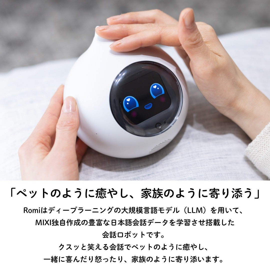 [レンタル] MIXI 会話AIロボットRomi（Lacatanモデル） - 7