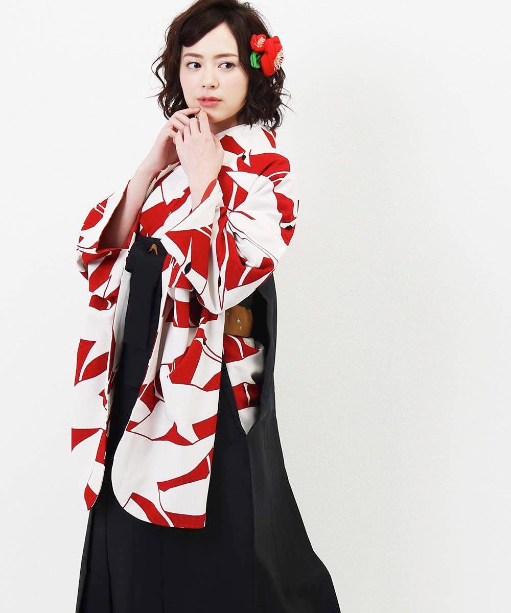 [レンタル] 【対応身長157cm～165cm】卒業式 袴 レンタル フルセット 女性 袴セット-871の宅配レンタル - 12