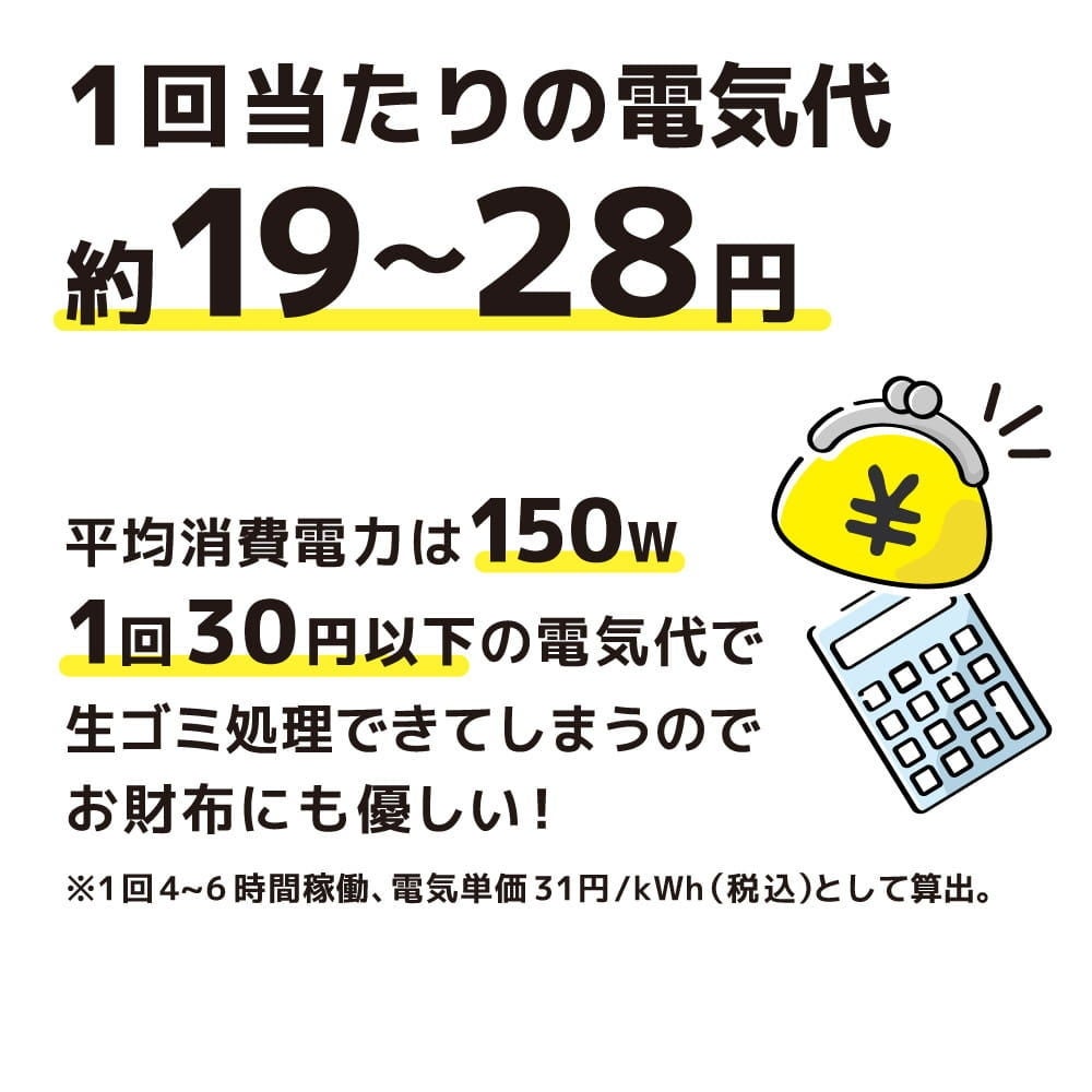 [レンタル] サンコー 3L生ごみ処理機 カラッと粉砕ゴミへらすん - 11