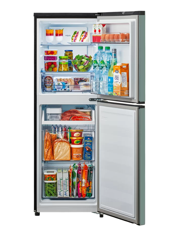 [レンタル] [160L][一人暮らし向け][右開き]アクア AQR-16A 冷凍冷蔵庫 - 2