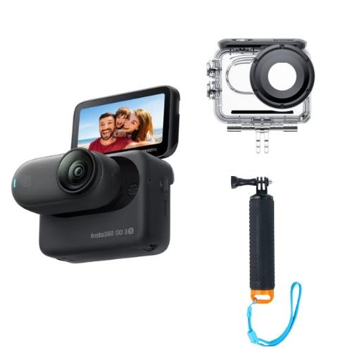 [レンタル] Insta360 GO 3S 128GB アクションカメラ 潜水セット ブラック