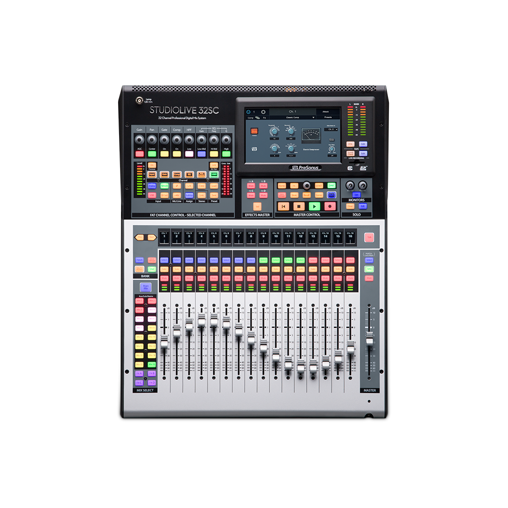 [レンタル] PreSonus StudioLive 32SC デジタルミキサーのお試し