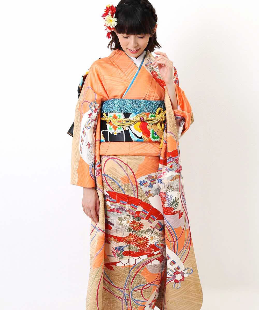 [レンタル] 【対応身長160-175cm】レンタル振袖フルセット-854の宅配レンタル - 3