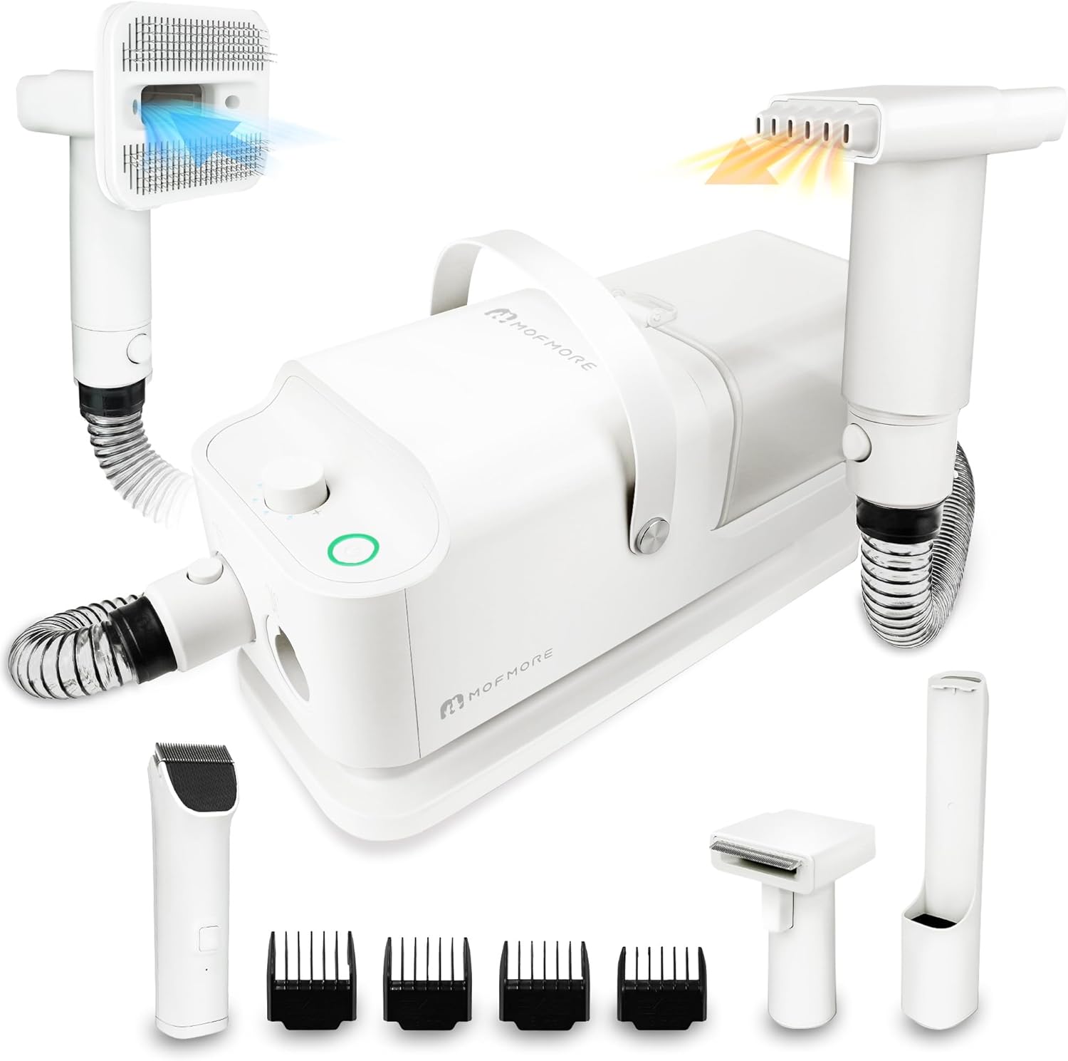 [レンタル] MOF MORE ドライヤーにもなるグルーミング掃除機 MF1580