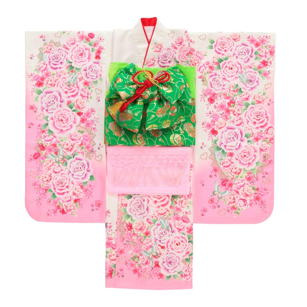 [レンタル] 七五三/節句 着物セット 7歳女の子 キューティデビィルの宅配レンタル - 4