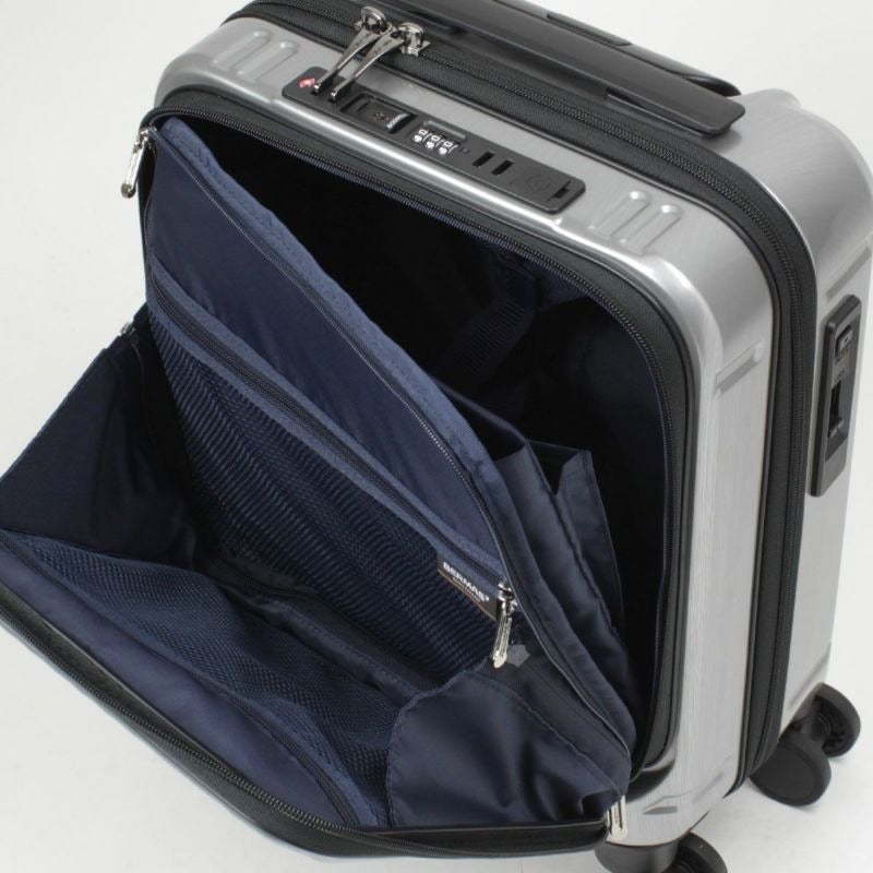 [レンタル] [1-3泊向けサイズ]BERMAS INTER CITY No.60524 22L ハードスーツケース ブラックヘアラインの宅配レンタル - 3