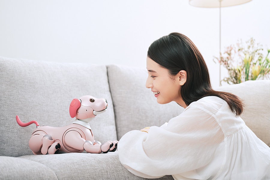 [レンタル] ソニー エンタテインメントロボット aibo いちごミルクエディション 足裏パッド付き - 8
