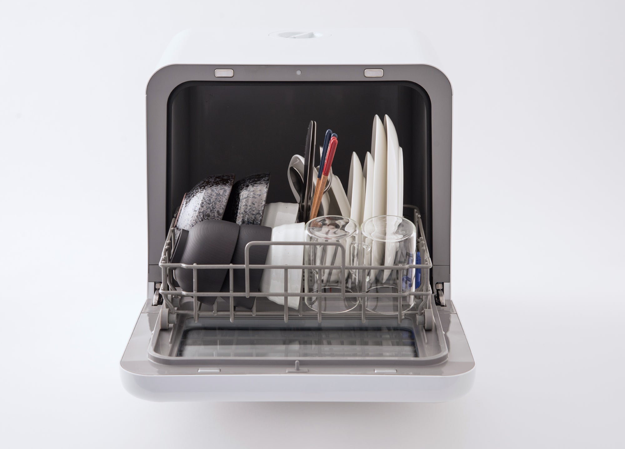 [レンタル] [～食器16点]siroca（シロカ）2WAY食器洗い乾燥機 SS-M151 工事不要 タンク式 分岐水栓対応 - 7