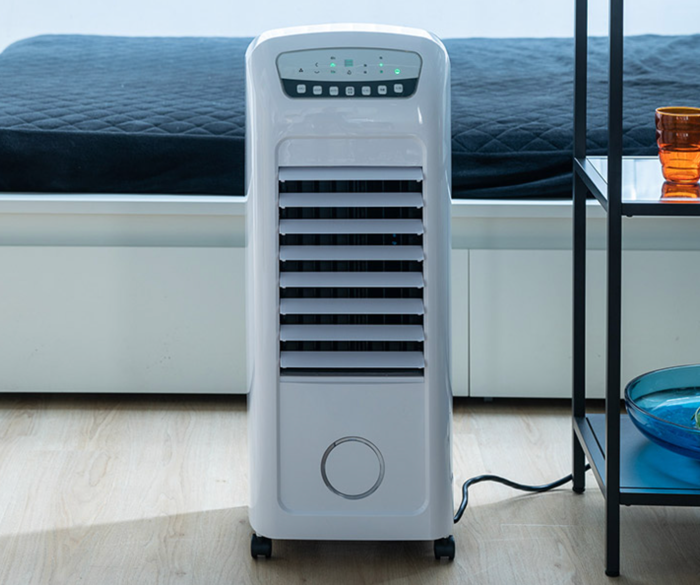 [レンタル] スリーアップ 加湿機能付温冷風扇 ヒート&クール HC-T2102WH 容量5.5L - 2