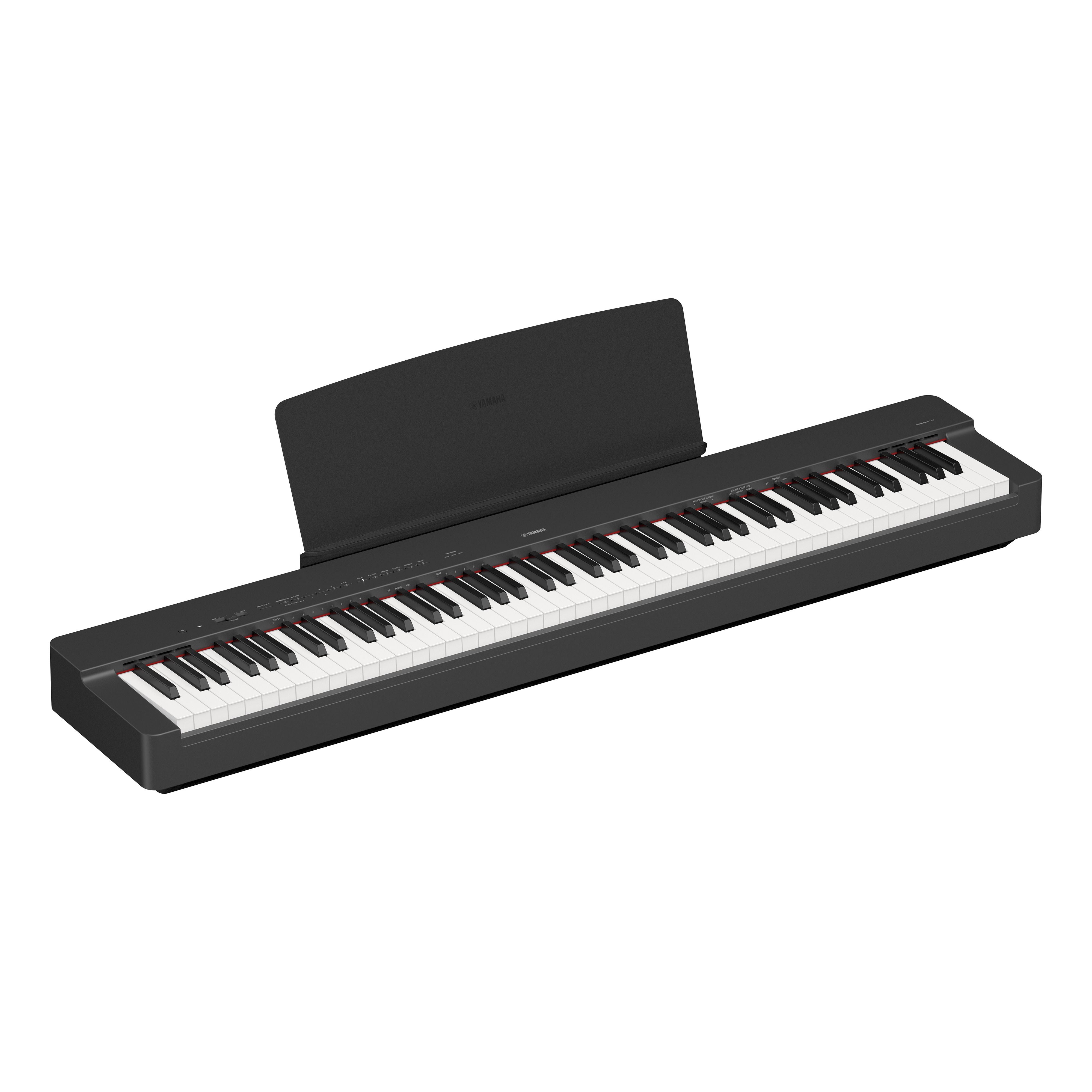 Yamaha 88鍵 ブラック 電子ピアノ P-225 スタンド　美品　1/2 レンタル] YAMAHA P-225 電子ピアノ 88鍵盤 ブラック - Rentio