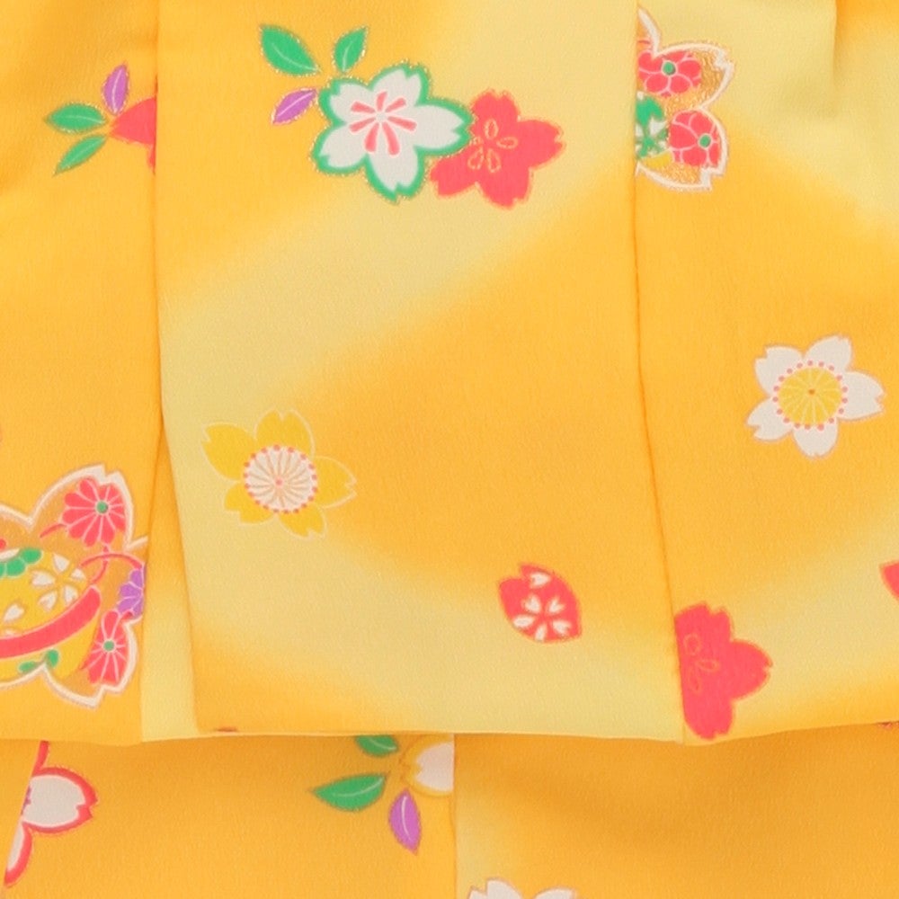 [レンタル] 七五三/節句 被布セット 3歳女の子 被布セット 可憐 桜模様の宅配レンタル - 2