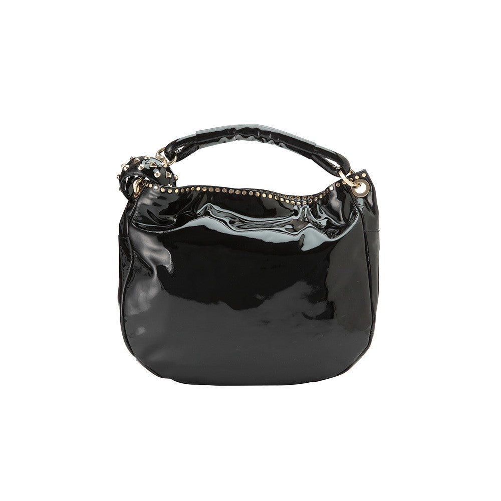 レディース ジミー・チュウ パテントレザー ショルダーバッグ