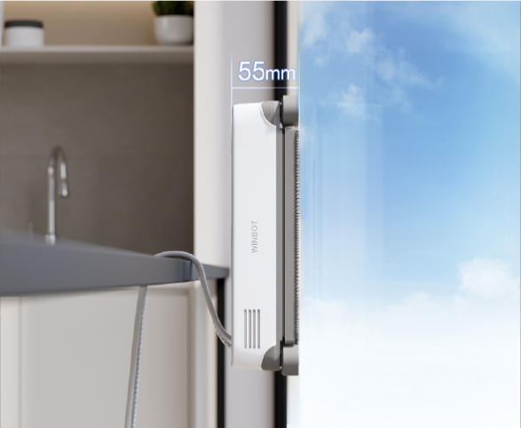 ECOVACS 窓掃除ロボット WINBOT mini2 側面 55mm薄型設計 - 10