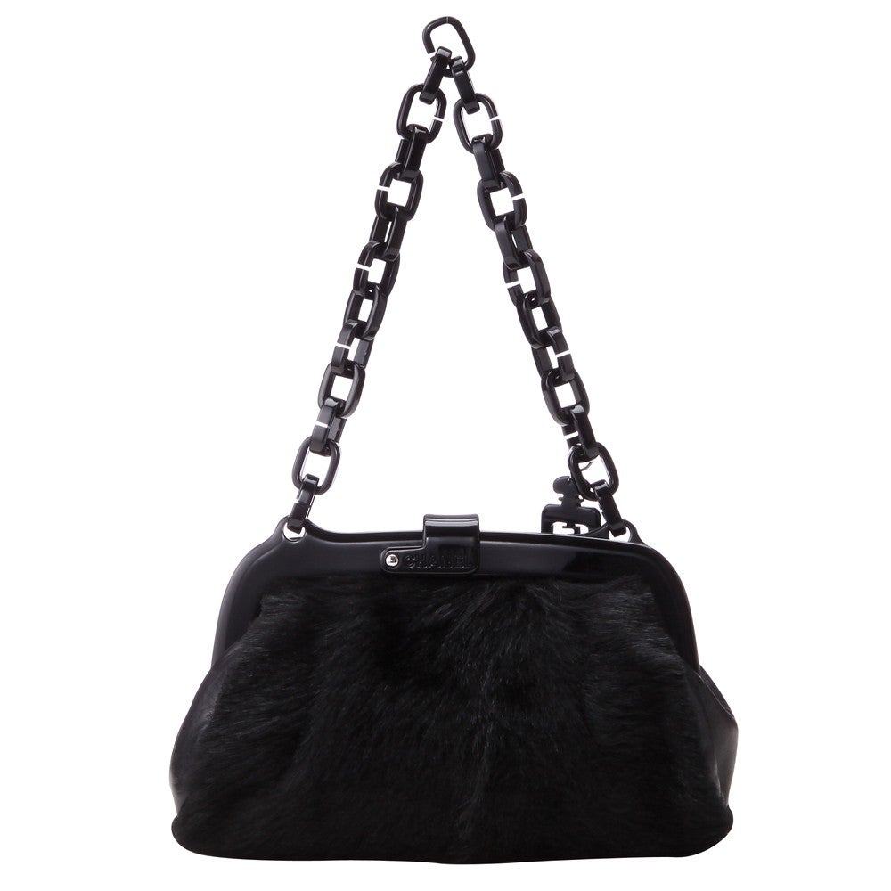 [レンタル] レディース シャネル ハラコ セミショルダー プラハンド ショルダーバッグ - 2